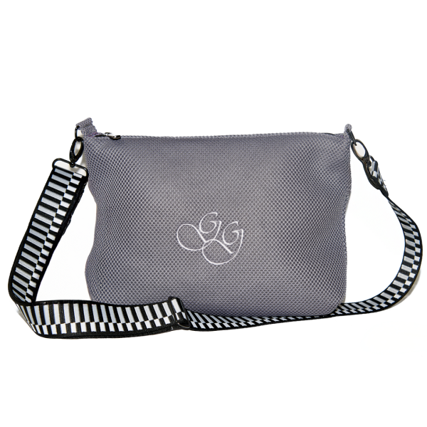 Bolso bandolera gris