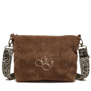 Bolso bandolera Camel pelo