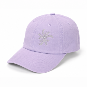 Gorra Lila de Algodón Orgánico Eguzkilore