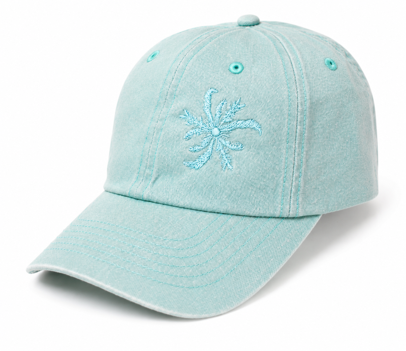 Gorra Turquesa de Algodón Orgánico Eguzkilore